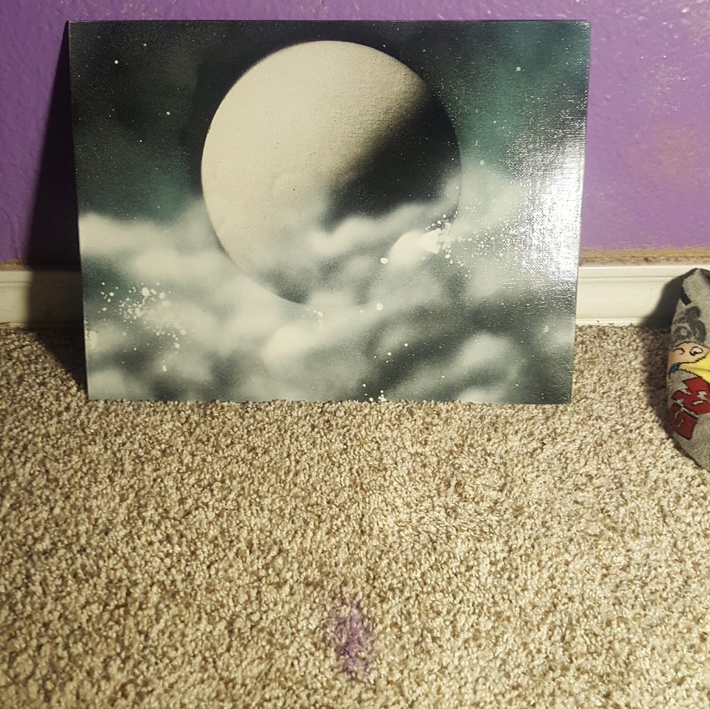 Moon Spray Painting